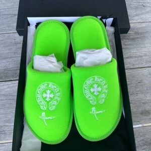 Chrome Hearts Miami Green Hotel Slip On Slippers